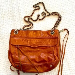 Rebecca Minkoff swing bag brown leather